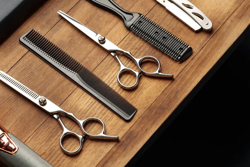 Professional Scissors Used by Hairdressers