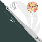 Stainless steel ear wax cleaner with 1.5 inch ear loop tip safe to use and easy to clean for earwax removal by Styleup Beauty Tools