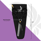 6.5 inch black hair dressing thinning scissors with protective case for barbers and stylists by Styleup Beauty Tools